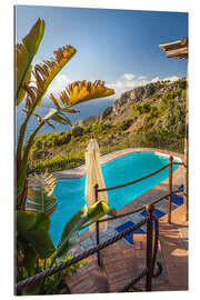 Galleritryk Pool with sea views of Capri