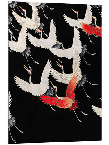 Aluminium print Flock of Flying Cranes, 1920