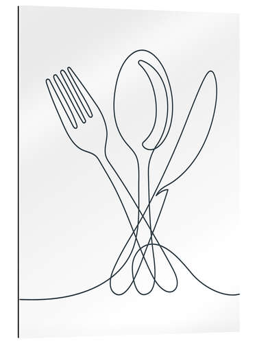 Gallery print Cutlery arrangement