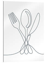 Gallery print Cutlery arrangement