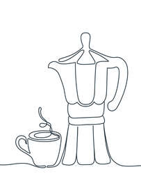 Magnettafel Espresso Stilleben