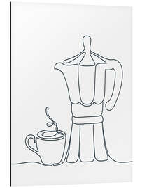 Magnettafel Espresso Stilleben