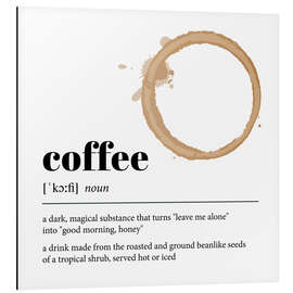 Magnettafel Coffee Definition