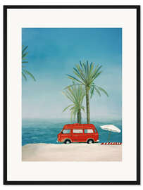 Gerahmter Kunstdruck Wohnmobil-Abenteuer