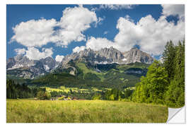 Wandsticker Wilder Kaiser in Tirol