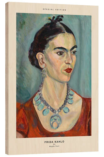 Wood print Frida Kahlo (Special Edition)