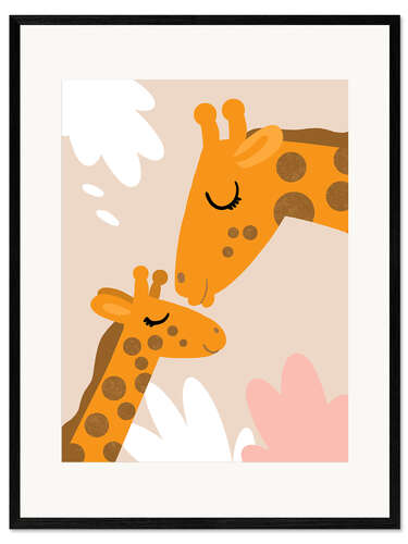 Inramat konsttryck Motherly Love II