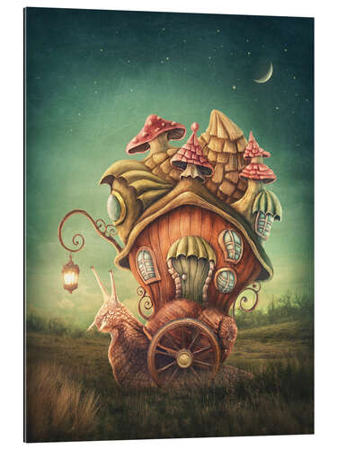 Gallery print Magic snail house