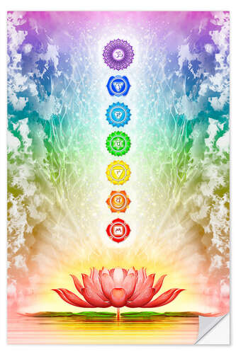 Naklejka na ścianę Sacred Lotus II