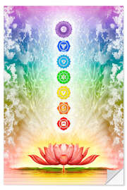 Autocolante decorativo Sacred Lotus II - Dirk Czarnota