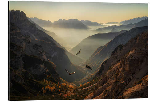 Gallery Print Flieg in den italienischen Dolomiten davon