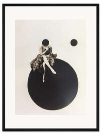 Gerahmter Kunstdruck Olly und Dolly Schwestern