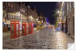 Wall sticker Impression of the Royal Mile in Edinburgh