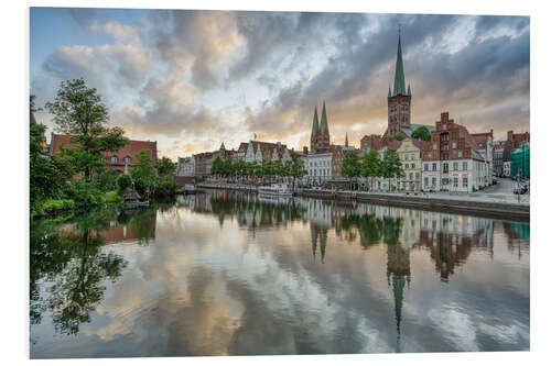 Tableau en PVC Lubeck in the morning