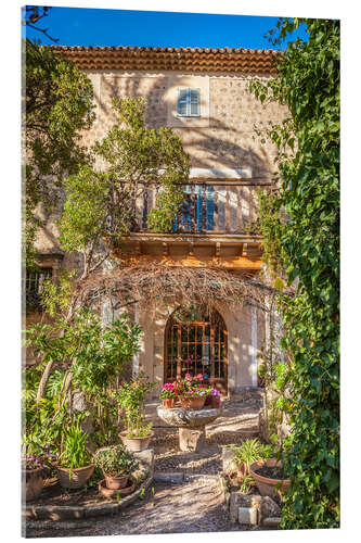 Acrylic print House and Garden in Son Marroig, Mallorca