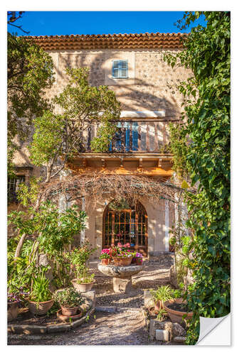 Muursticker House and Garden in Son Marroig, Mallorca