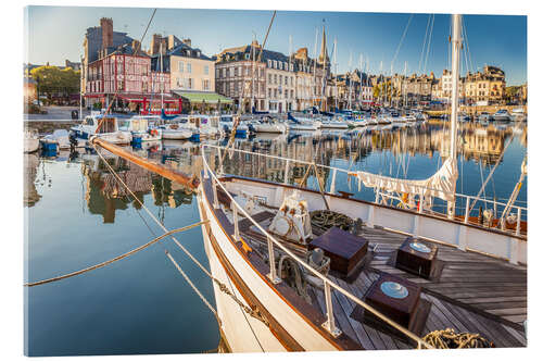 Akrylbillede Port of Honfleur, Normandie