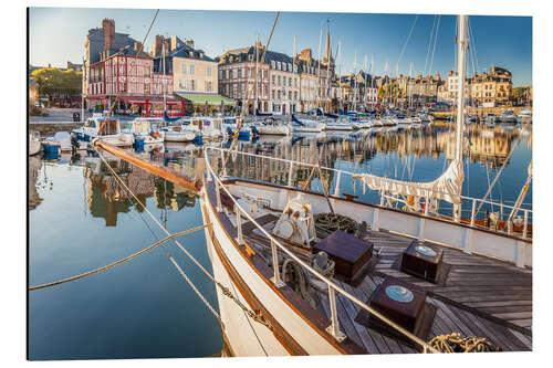 Aluminium print Port of Honfleur, Normandie