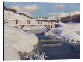 Magnettafel Schnee in der Sonne, Switzerland