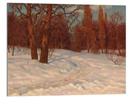 Gallery print Winter Landscape at Dusk