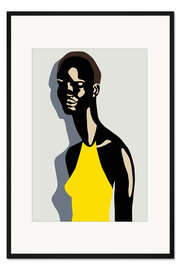 Gerahmter Kunstdruck Das Model