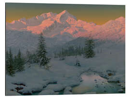 Magnettafel Am Fuße der Garmisch-Berge, Bayern