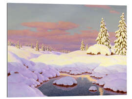 Quadro em plexi-alumínio Winter Scene