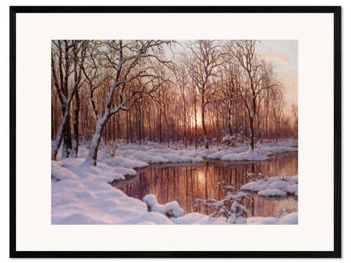Innrammet kunsttrykk November