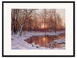 Kunsttryk i ramme November