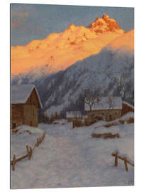 Gallery print Evening on the mountain, Haute-Savoie