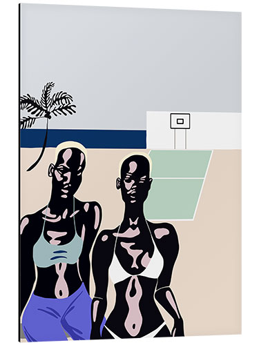 Cuadro de aluminio At the beach
