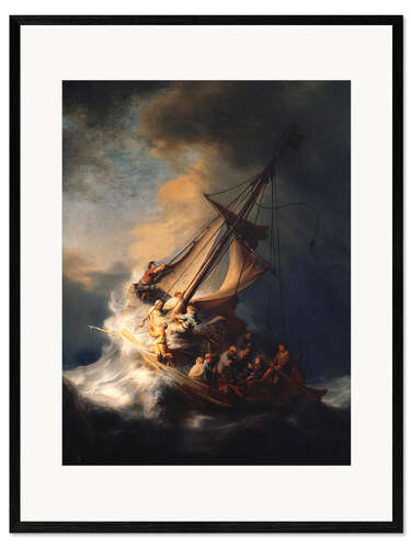 Framed art print The Storm on the Sea of Galilee, 1633