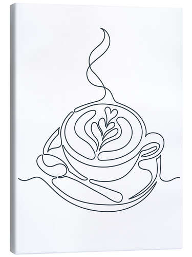 Canvas print Cappuccino Still Life