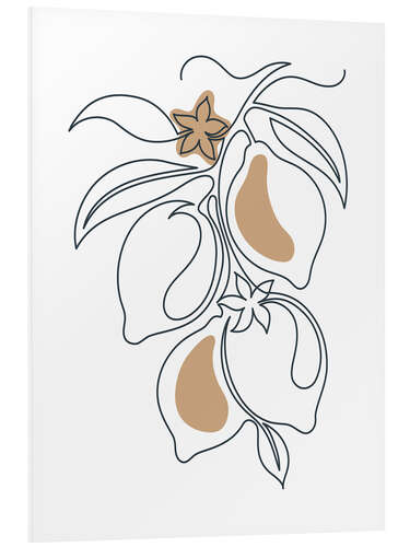 Foam board print Lemon Branch