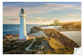 Naklejka na ścianę Castle Point Lighthouse on the Wairarapa Coast, New Zealand