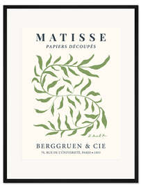 Gerahmter Kunstdruck Floral Abstrakt I - TAlex