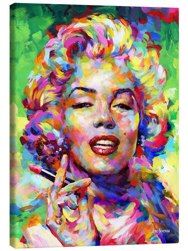 Canvastavla Marilyn Monroe Lipstick Pop Art