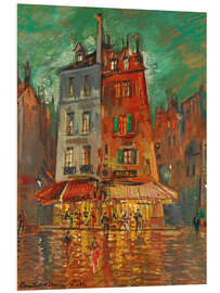 Foam board print Paris in the Evening