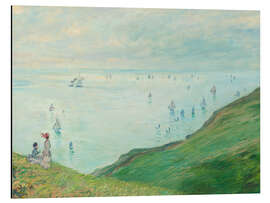 Quadro em alumínio Cliffs at Pourville, 1882