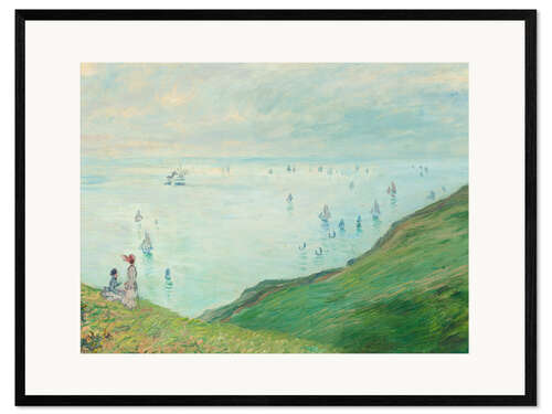Kehystetty taidepainatus Cliffs at Pourville, 1882