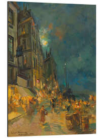 Magnettafel Marseilles Quay bei Nacht