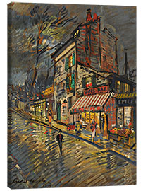 Canvas print Paris in the Moonlight