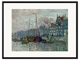 Kehystetty taidepainatus View of the Prins Hendrikkade and the Kromme Waal in Amsterdam, 1874