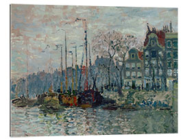 Gallery Print Ansicht der Prins Hendrikkade und der Kromme Waal in Amsterdam, 1874