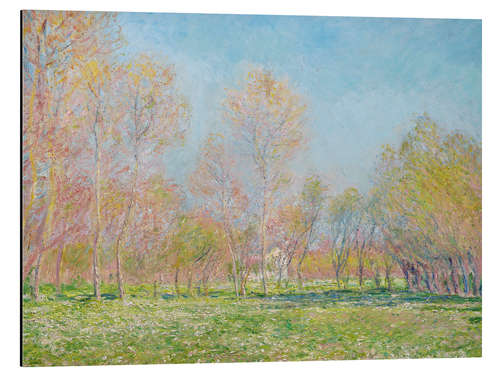 Stampa su alluminio Springtime in Giverny, 1890