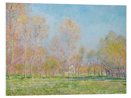 Foam board print Springtime in Giverny, 1890