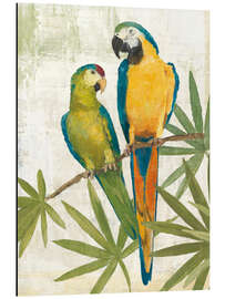 Magnettafel Gesellige Papageien