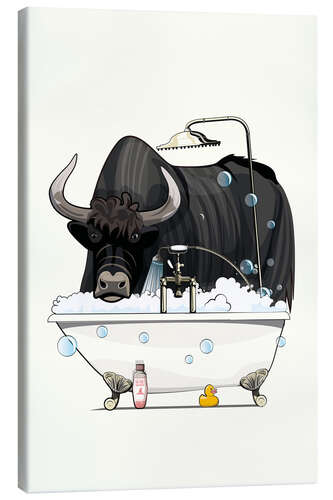 Canvas-taulu Yak in the Bathtub