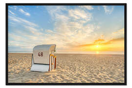 Gerahmter Kunstdruck Ein Platz am Meer