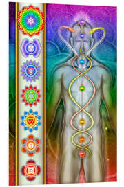 Foam board print Chakras System